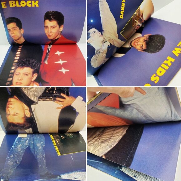 Rock Scene New Kids on Block Explode Magazine NKOTB Madonna Posters Nov. 1990 - Picture 7 of 11
